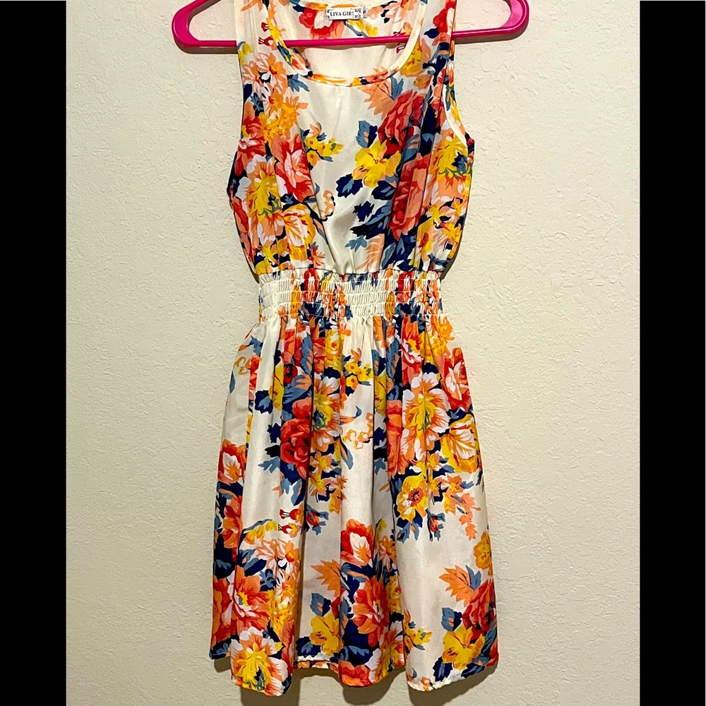 LIVA Girl floral dress. EUC.